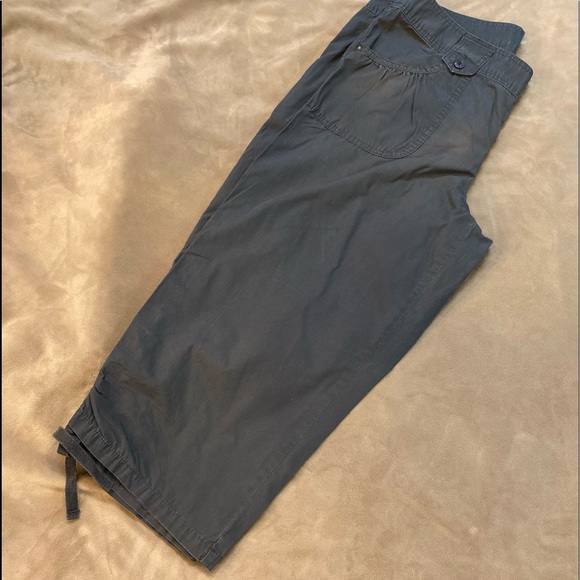 Izod Pants - Izod Capri Drawstring Cotton Pants